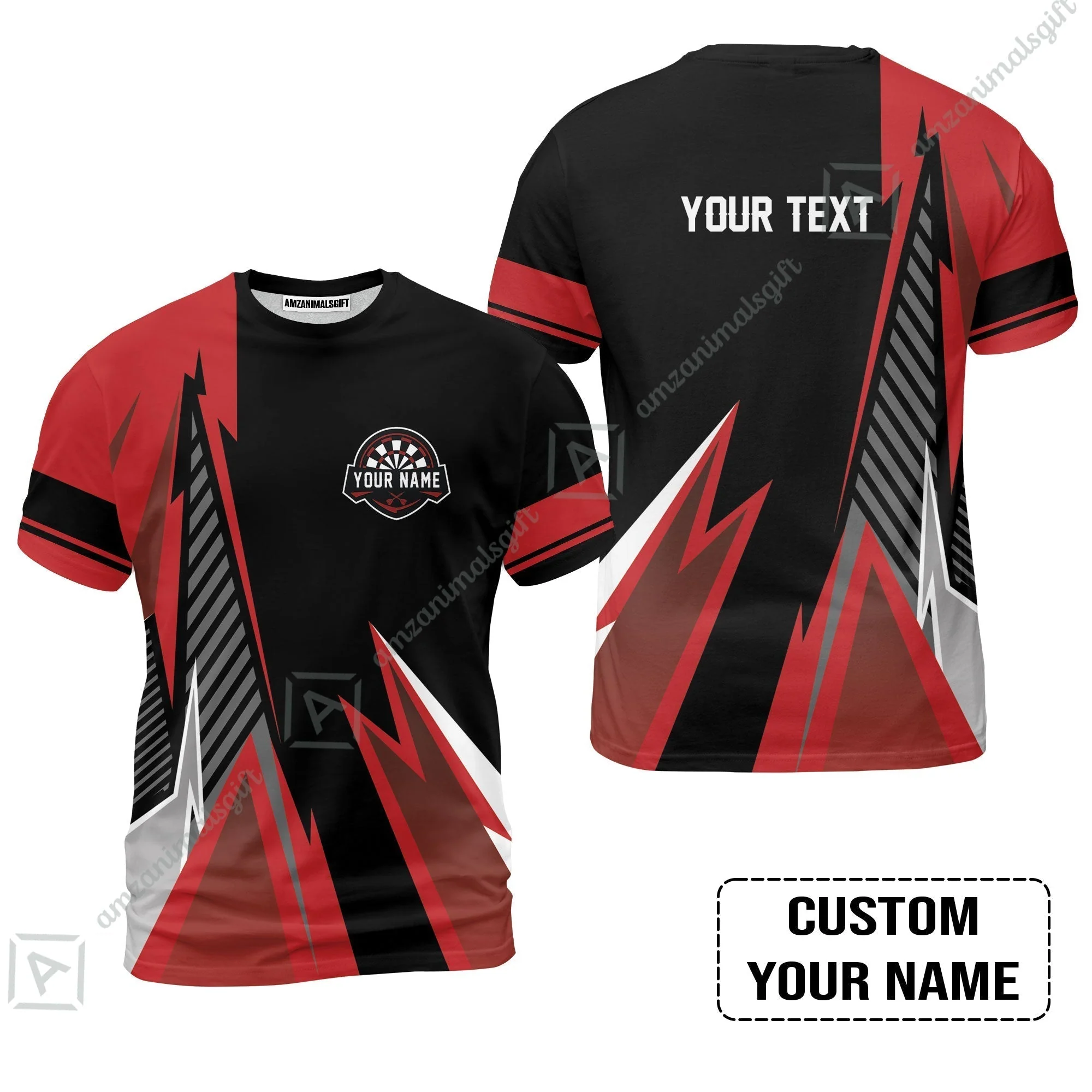 Customized Name & Text Darts Women Polo Shirt, Personalized Name Darts Women Polo Shirt - Image 9