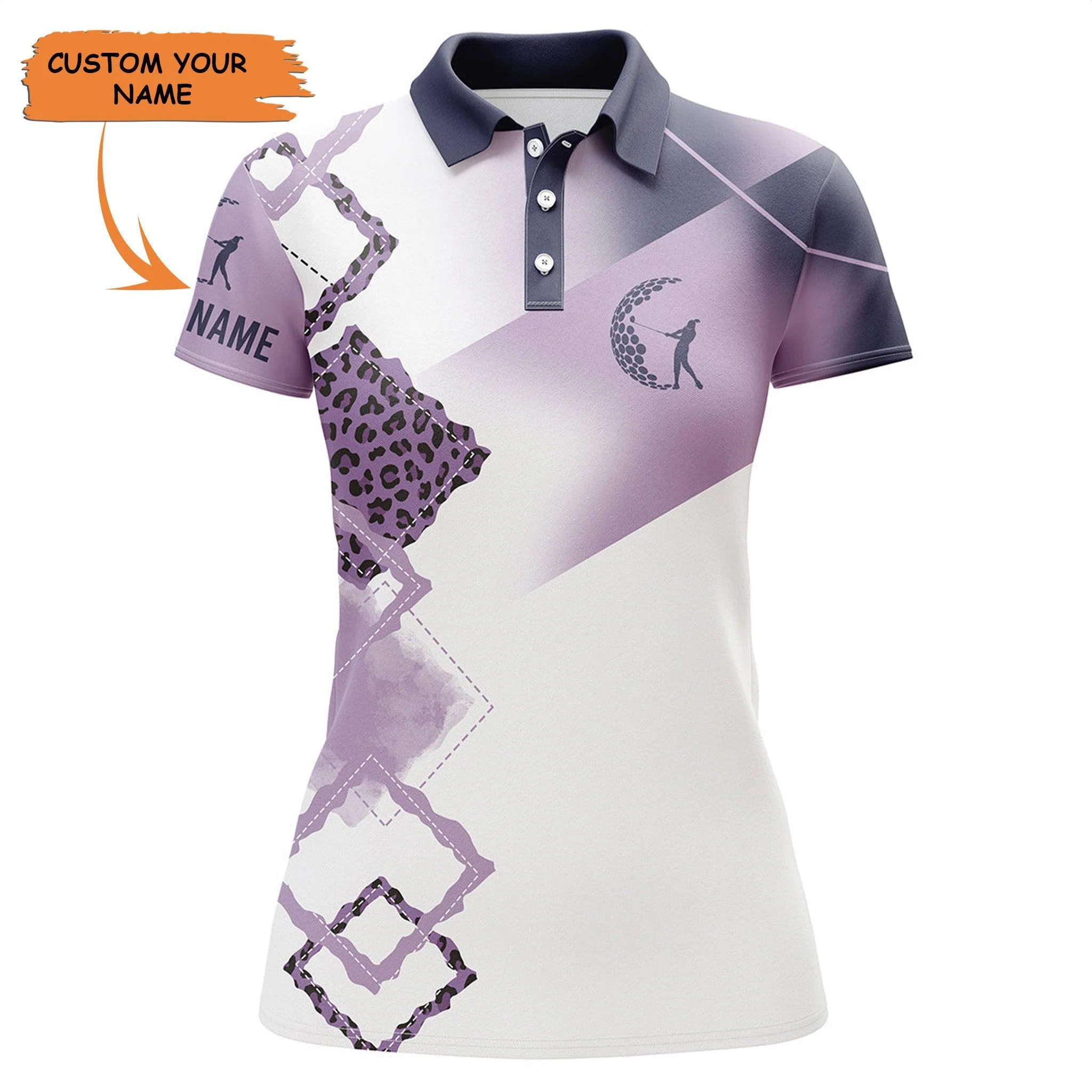 Customized Name Women Golf Polo Shirt, Multi-color Golf Polo Shirts, Personalized Golf - Gifts For Women, Golfers, Golf Lovers - Image 4