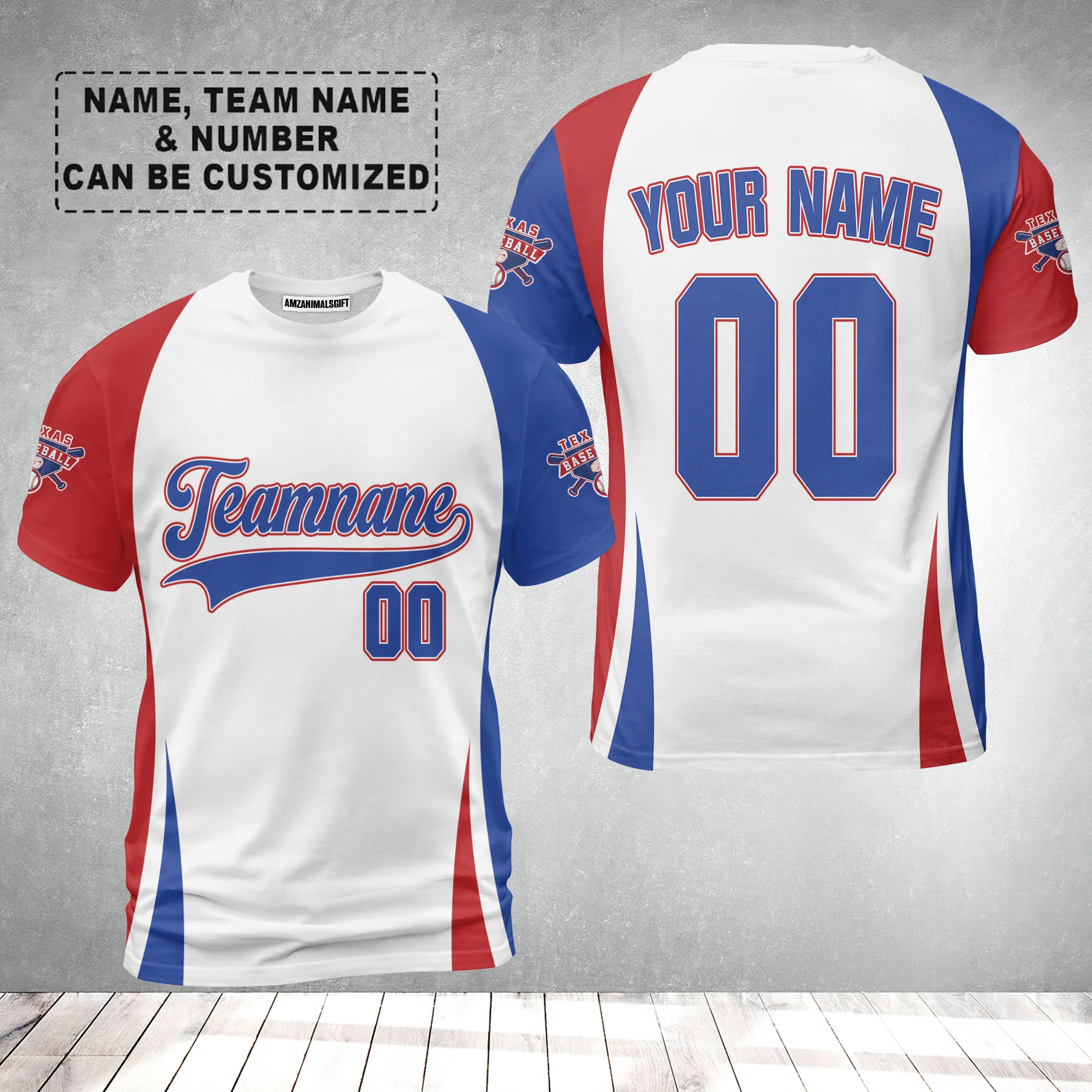 Customized Texas Baseball 2023 World Champs Premium Hoodie, Customized Baseball Team Name White Red Hoodie For Man & Woman - Image 4