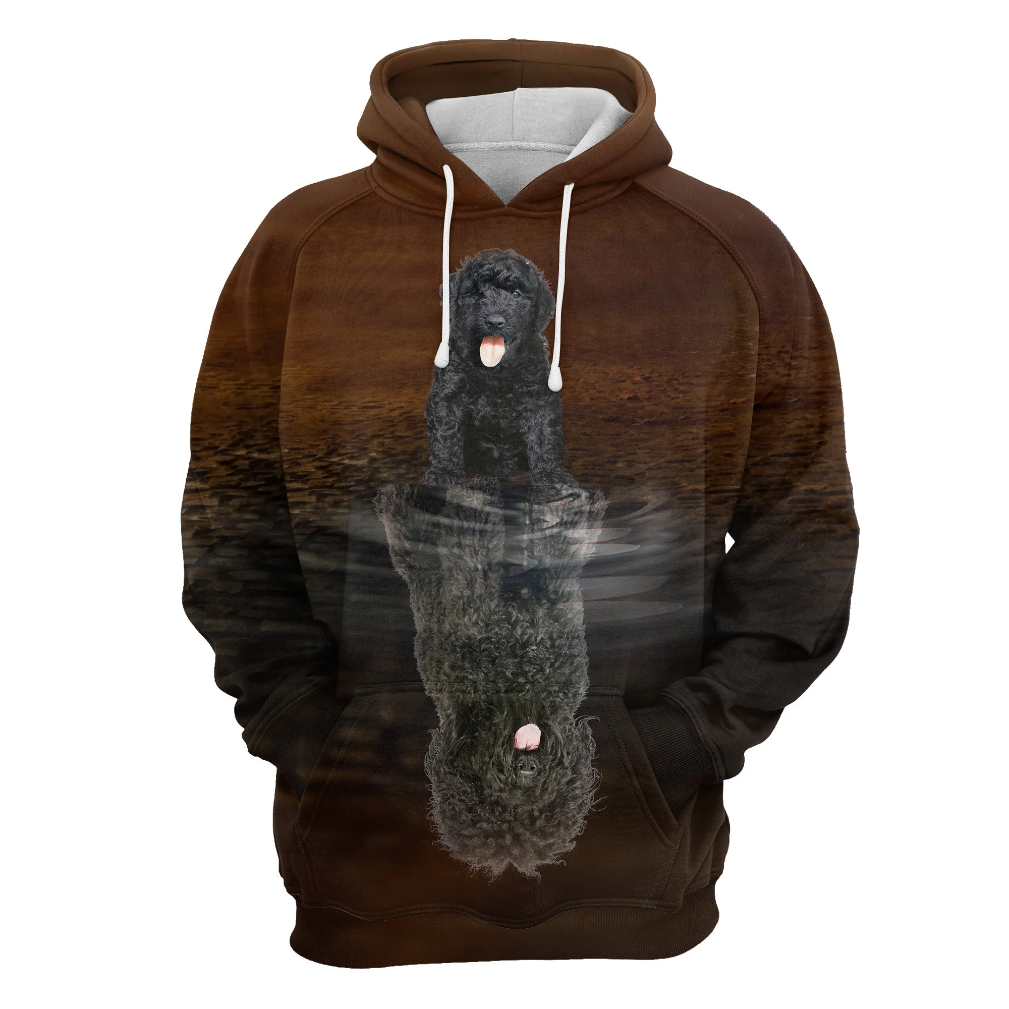 Cute Barbet Reflection Pullover Premium Hoodie, Perfect Outfit For Men And Women On Christmas New Year Autumn Winter
