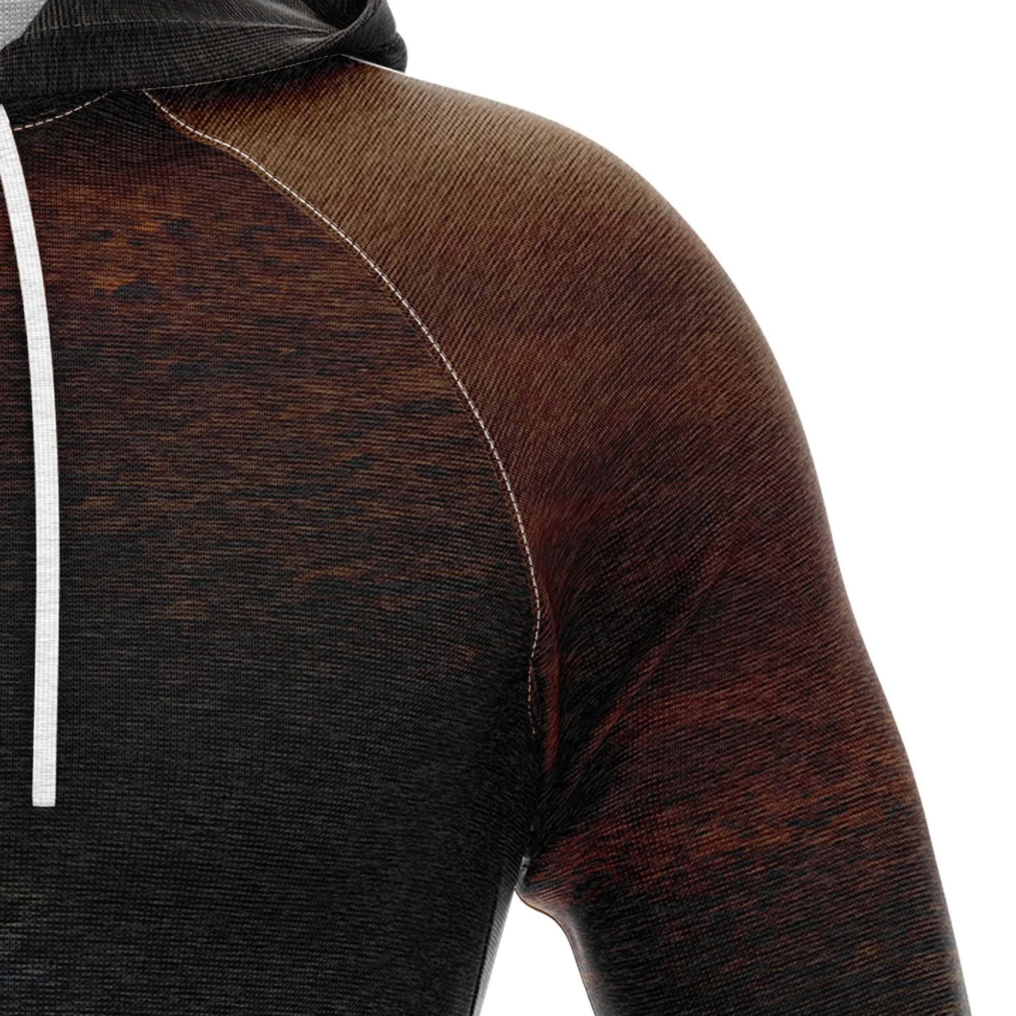 Cute Dachshund Reflection Pullover Premium Brown Hoodie, Perfect Outfit For Men And Women On Christmas New Year Autumn Winter - Image 3