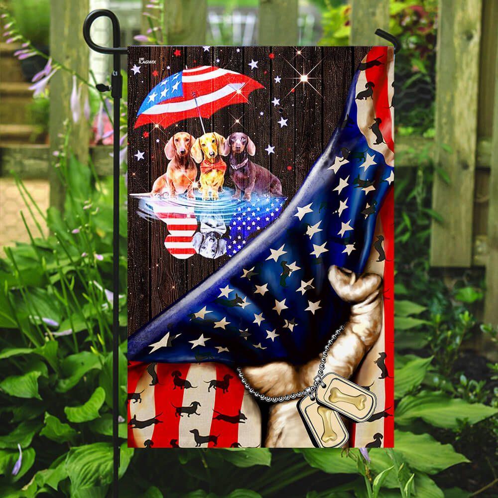 Dachshund Dog 4th July American Flag, Independence Day American Flag, Fourth Of July American Flag, Happy 4th Of July American Flag - Image 3