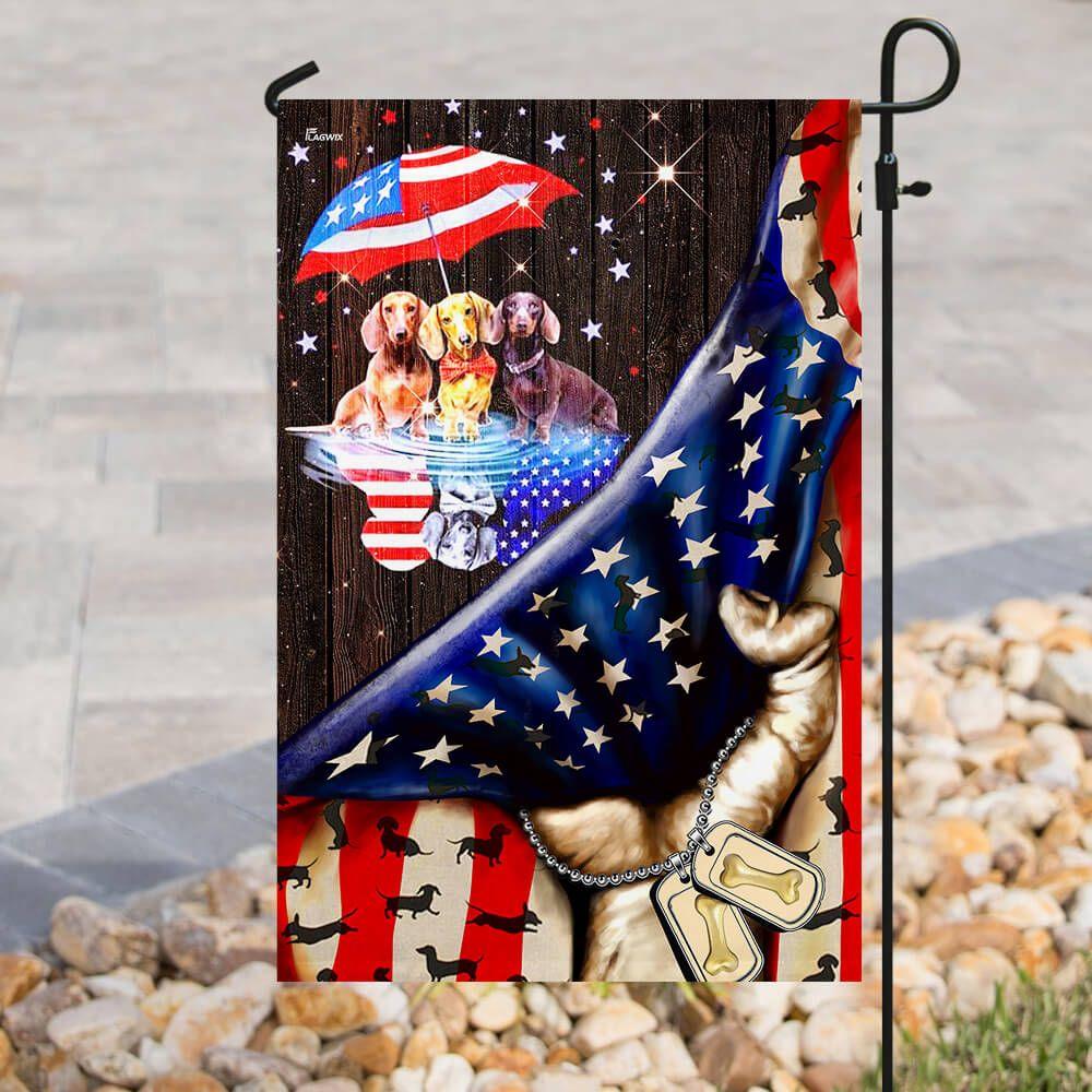 Dachshund Dog 4th July American Flag, Independence Day American Flag, Fourth Of July American Flag, Happy 4th Of July American Flag - Image 4