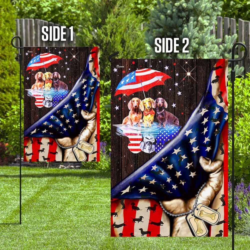 Dachshund Dog 4th July American Flag, Independence Day American Flag, Fourth Of July American Flag, Happy 4th Of July American Flag - Image 6