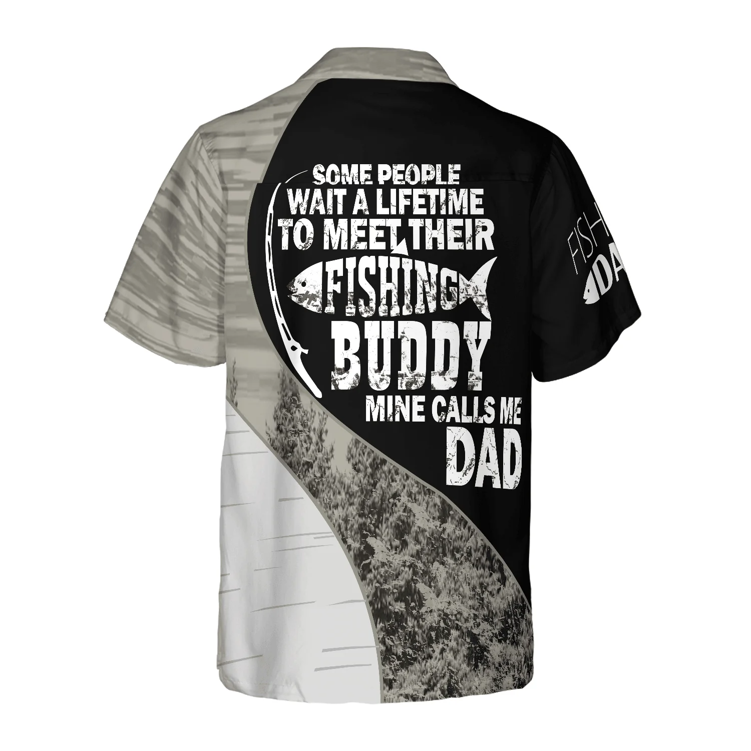 Dad My Fishing Buddy Aloha Hawaiian Shirt For Summer, Colorful Shirt For Men Women, Perfect Gift For Friend, Team, Family, Fishing Lovers - Image 2