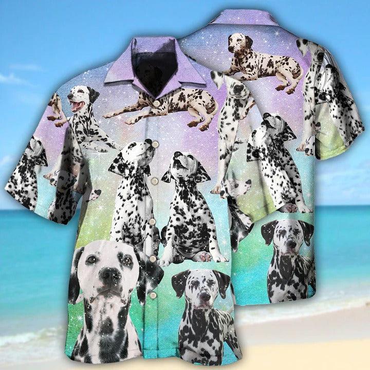 Dalmatian Aloha Hawaii Shirt - Dog Galaxy Lovely Style Hawaiian Shirt For Summer - Perfect Gift For Dog Lovers, Friend, Family