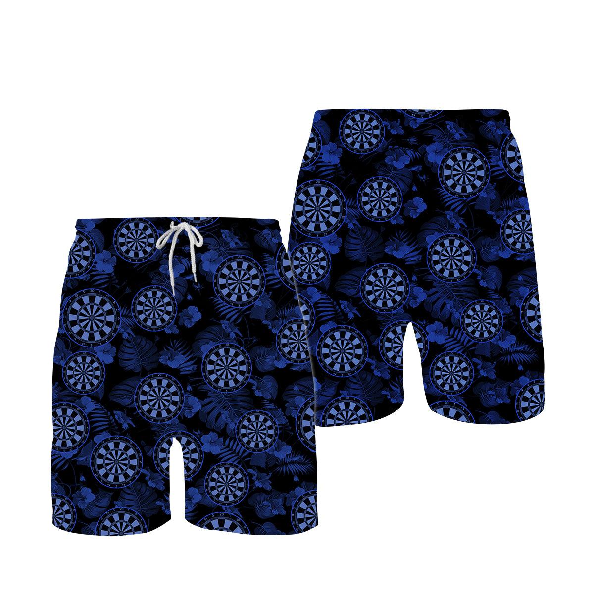 Darts Hawaiian Shirt, Blue Darts Hawaiian Shirts For Team Uniforms - Gift For Darts Lovers, Darts Players Uniforms - Image 3
