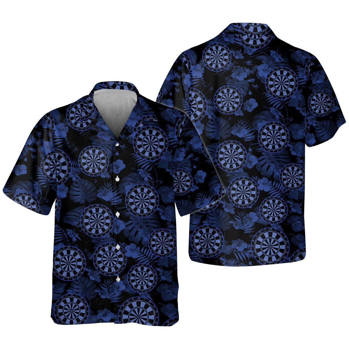 Darts Hawaiian Shirt, Blue Darts Hawaiian Shirts For Team Uniforms - Gift For Darts Lovers, Darts Players Uniforms - Image 4