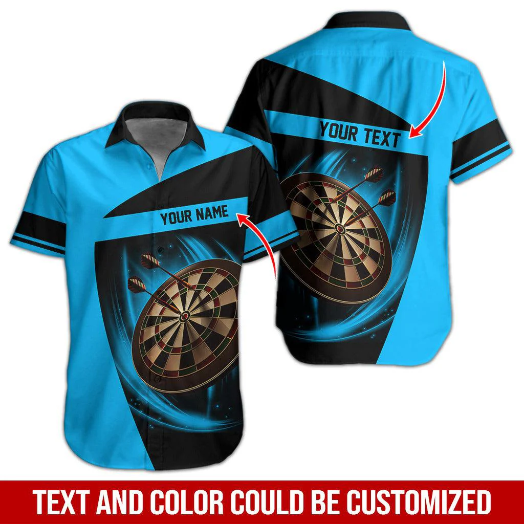 Darts Hawaiian Shirt Custom Name, Dartboard Uniforms Personalized Aloha Hawaiian Shirts - Gift For Darts Lovers, Friend, Family - Image 2