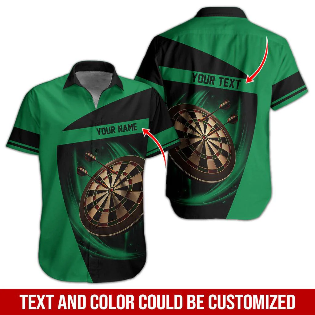 Darts Hawaiian Shirt Custom Name, Dartboard Uniforms Personalized Aloha Hawaiian Shirts - Gift For Darts Lovers, Friend, Family - Image 4