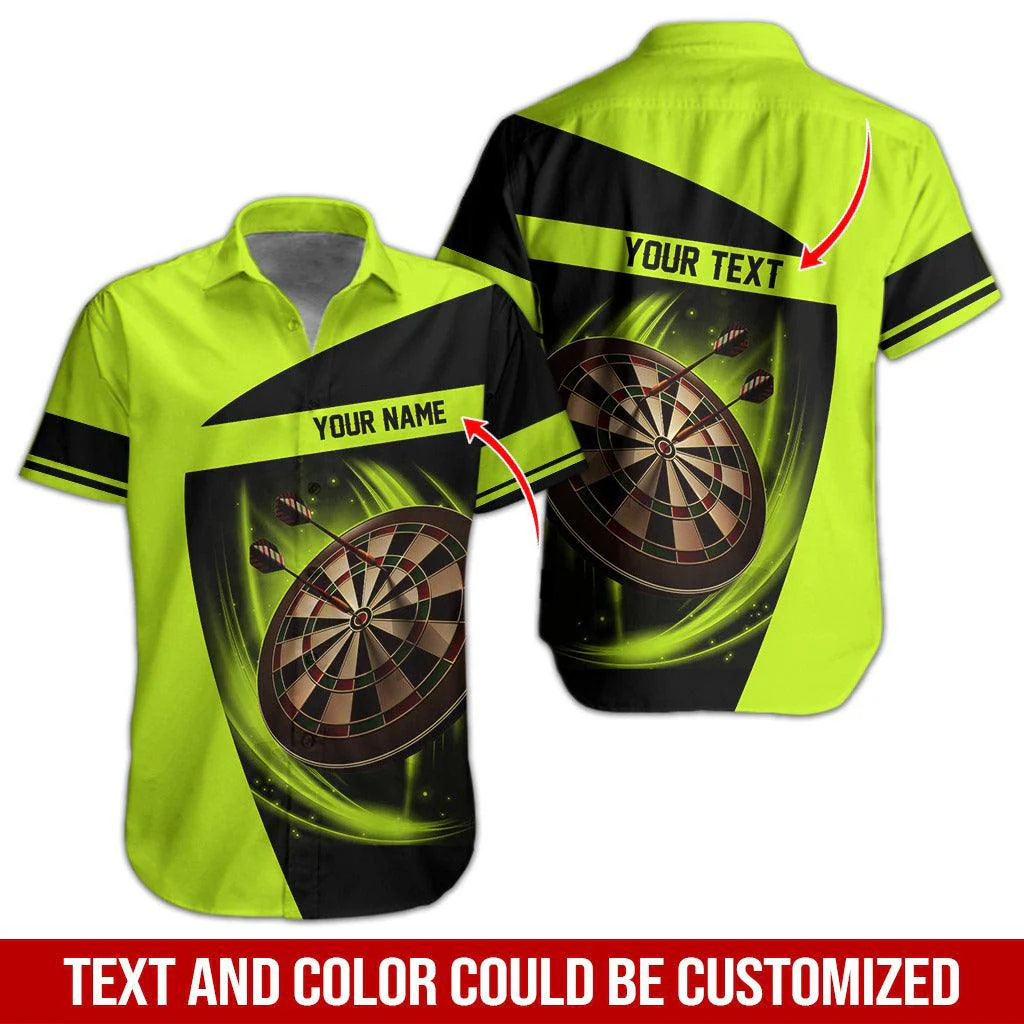 Darts Hawaiian Shirt Custom Name, Dartboard Uniforms Personalized Aloha Hawaiian Shirts - Gift For Darts Lovers, Friend, Family - Image 5