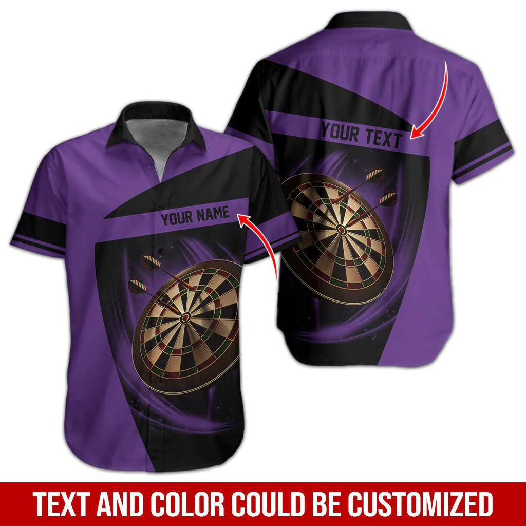 Darts Hawaiian Shirt Custom Name, Dartboard Uniforms Personalized Aloha Hawaiian Shirts - Gift For Darts Lovers, Friend, Family - Image 9
