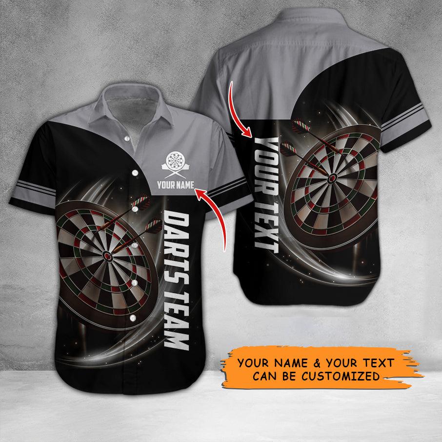 Darts Hawaiian Shirt Custom Name, Darts Team Is My Life Personalized Aloha Hawaiian Shirts For Summer - Gift For Darts Lovers, Friend, Family - Image 2