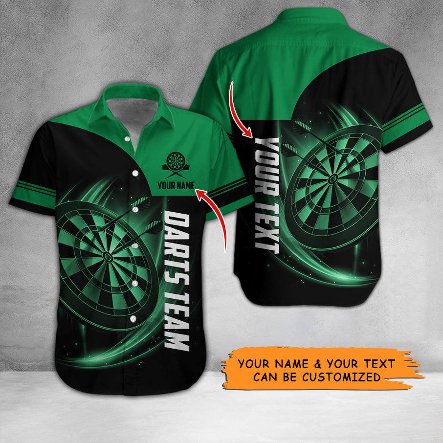 Darts Hawaiian Shirt Custom Name, Darts Team Is My Life Personalized Aloha Hawaiian Shirts For Summer - Gift For Darts Lovers, Friend, Family - Image 3