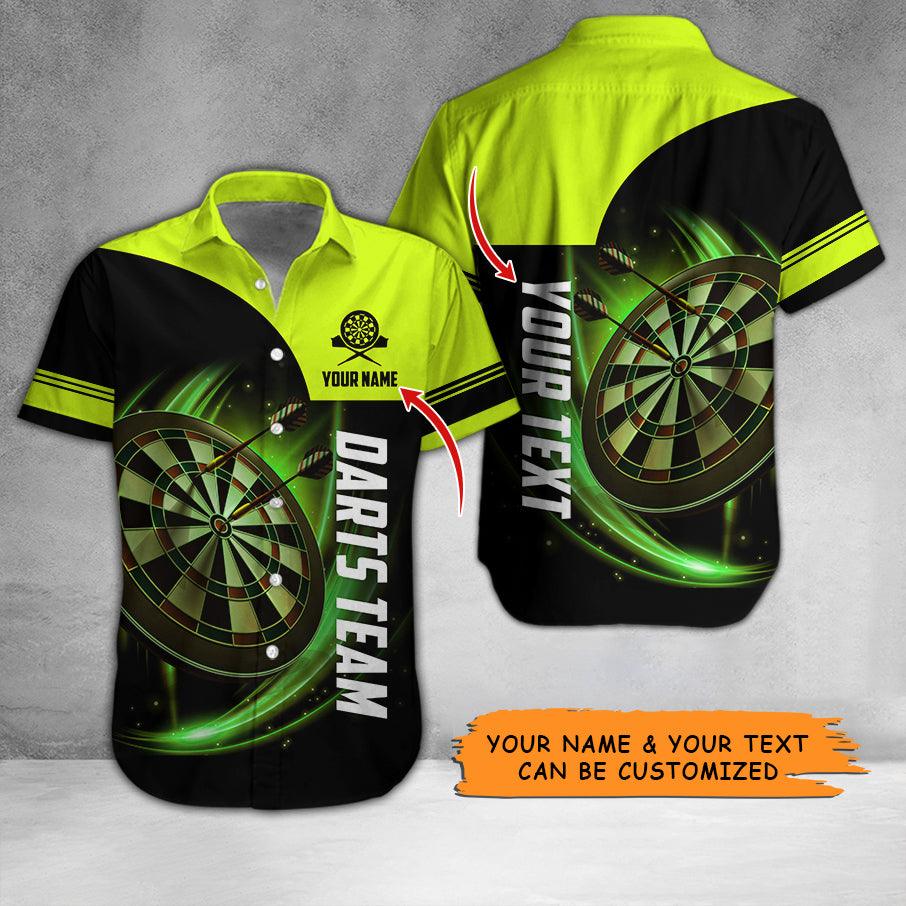 Darts Hawaiian Shirt Custom Name, Darts Team Is My Life Personalized Aloha Hawaiian Shirts For Summer - Gift For Darts Lovers, Friend, Family - Image 4