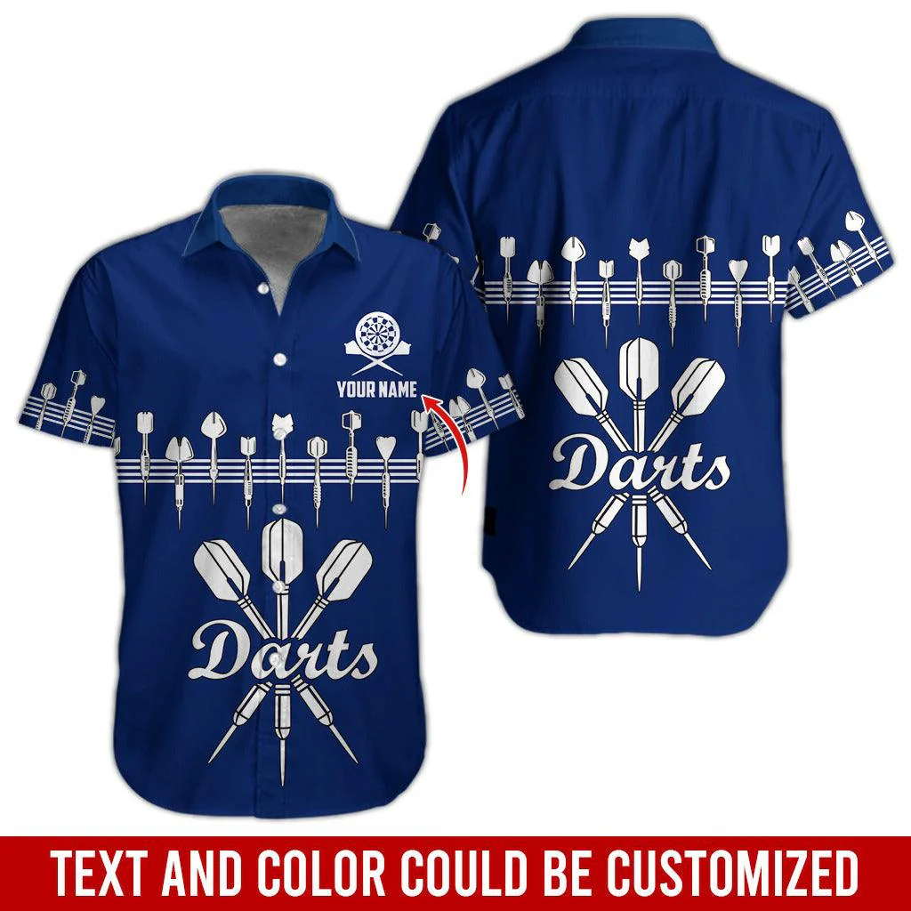 Darts Hawaiian Shirt Custom Name, Darts Uniforms Personalized Aloha Hawaiian Shirts - Gift For Darts Lovers, Friend, Family - Image 8