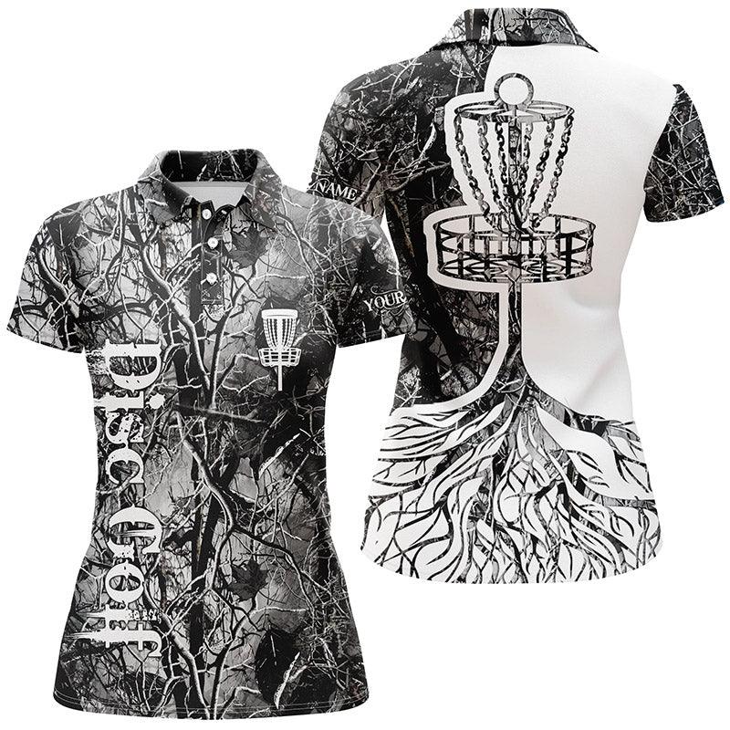 Disc Golf Custom Name Women Polo Shirt, Disc Golf Basket Personalized Women Polo Shirts, Perfect Gift For Women, Ladies, Girls, Disc Golf Lovers - Image 2