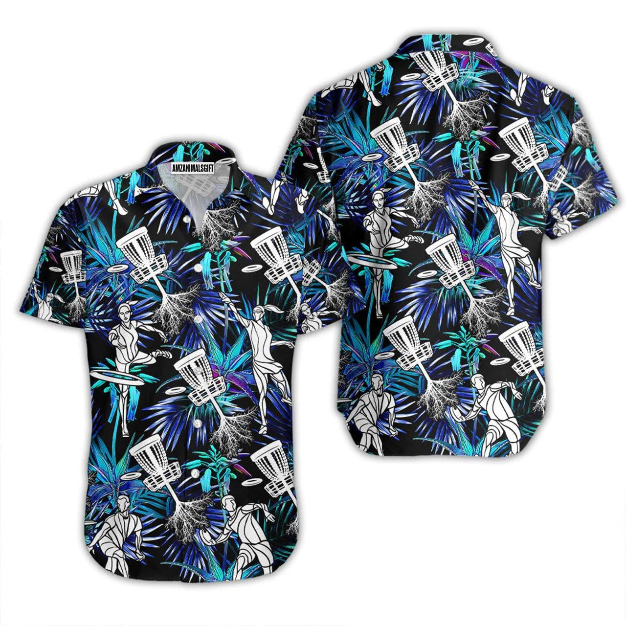Disc Golf Hawaiian Shirt, Disc Golf Retro Vintage Style Aloha Hawaiian Shirts For Men and Women - Gift For Disc Golfer, Friend, Family