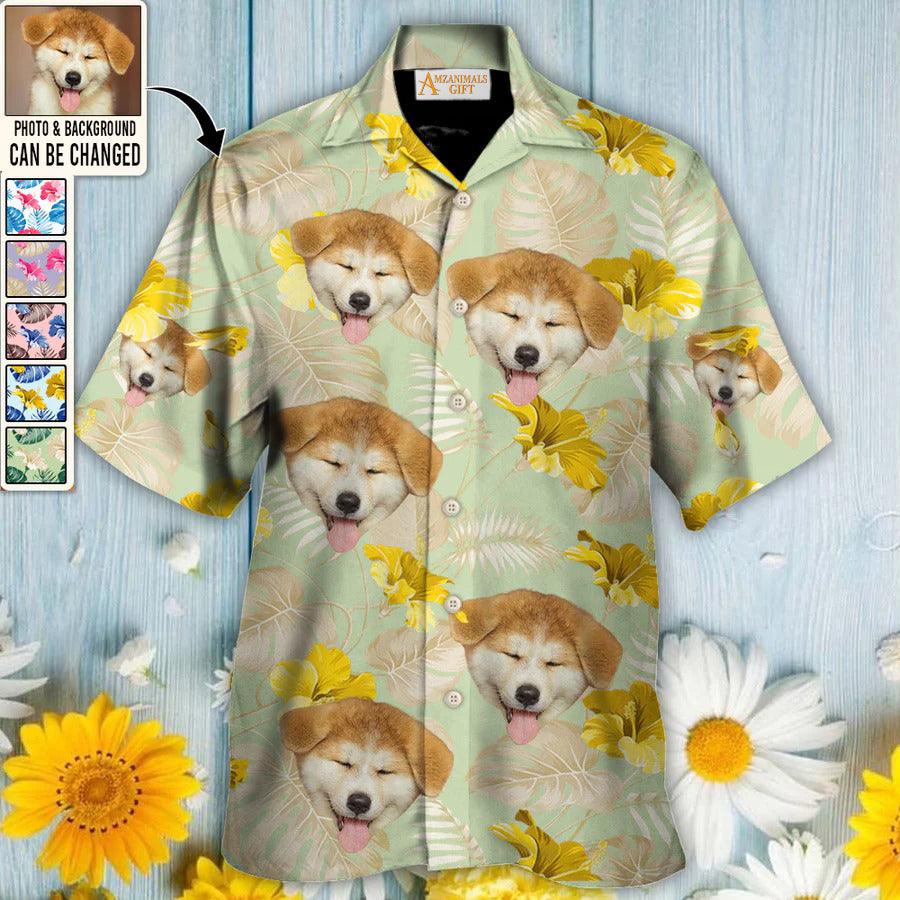 Dog Face Custom Aloha Hawaii Shirt - Pet Custom Photo With Tropical Pattern Personalized Hawaiian Shirt - Perfect Gift For Dog Lovers Friend, Family - Image 14
