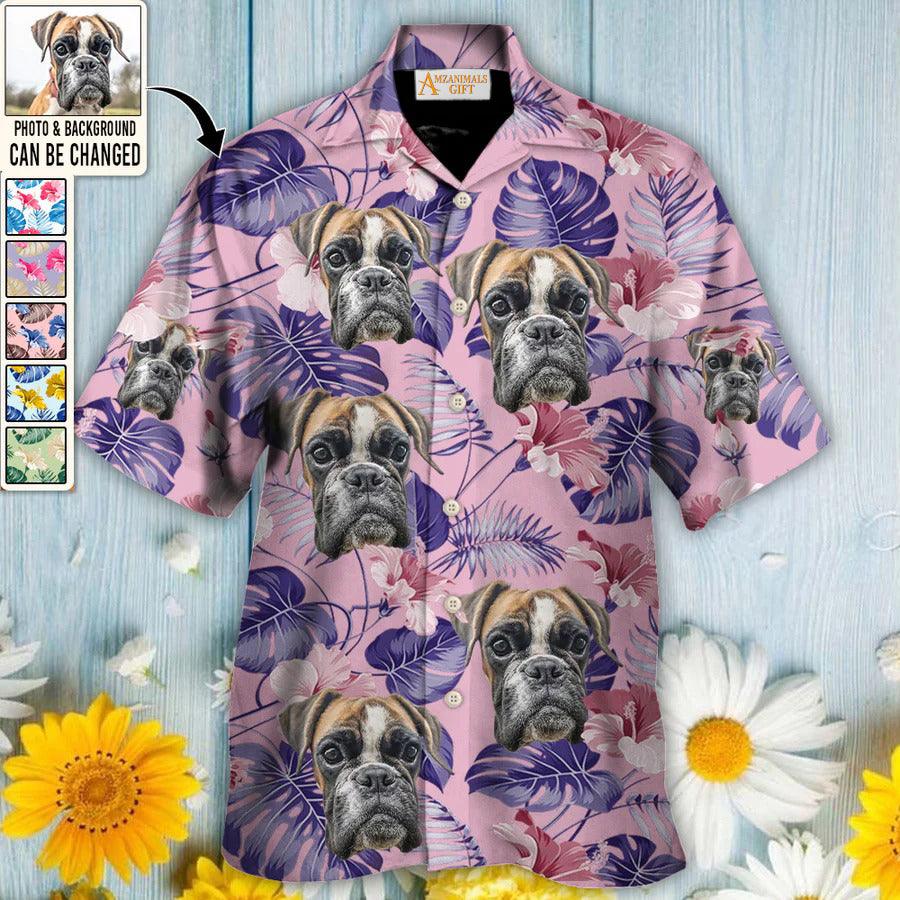 Dog Face Custom Aloha Hawaii Shirt - Pet Custom Photo With Tropical Pattern Personalized Hawaiian Shirt - Perfect Gift For Dog Lovers Friend, Family - Image 20