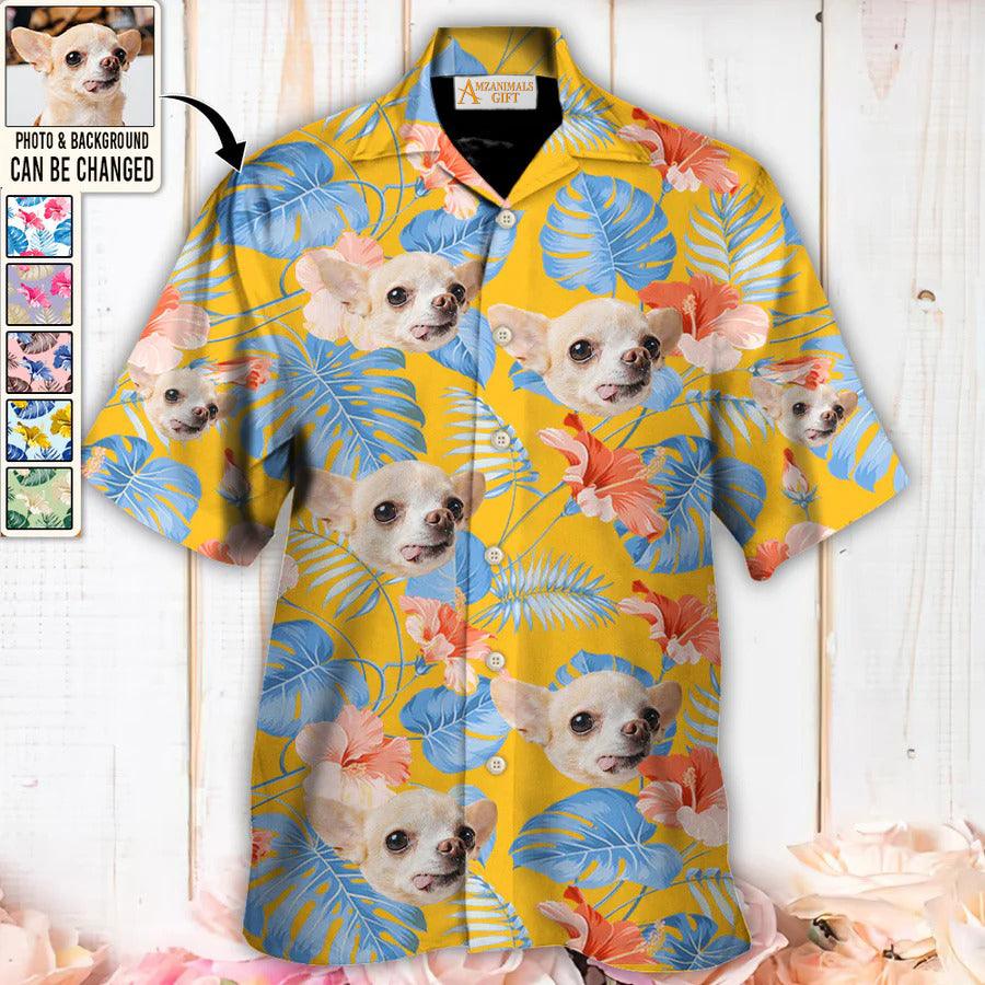 Dog Face Custom Aloha Hawaii Shirt - Pet Custom Photo With Tropical Pattern Personalized Hawaiian Shirt - Perfect Gift For Dog Lovers Friend, Family - Image 27