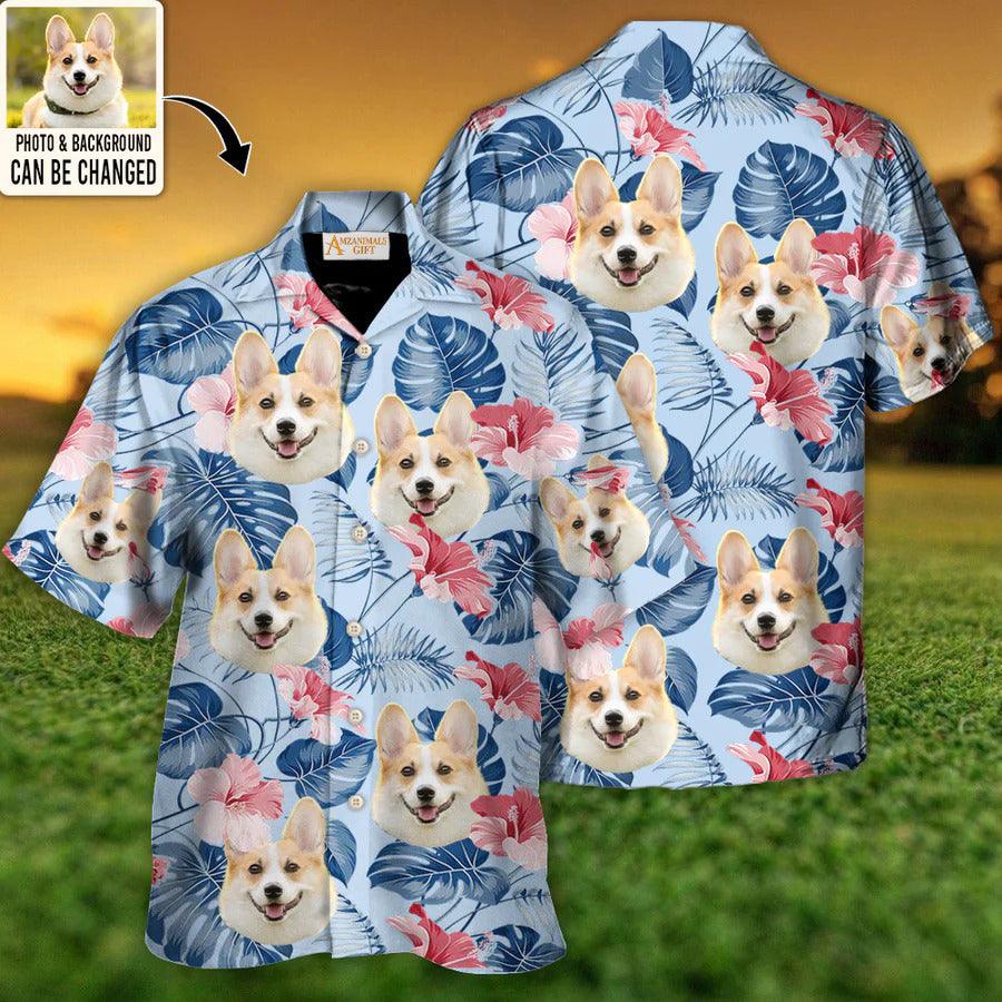 Dog Face Custom Aloha Hawaii Shirt - Pet Custom Photo With Tropical Pattern Personalized Hawaiian Shirt - Perfect Gift For Dog Lovers Friend, Family - Image 34