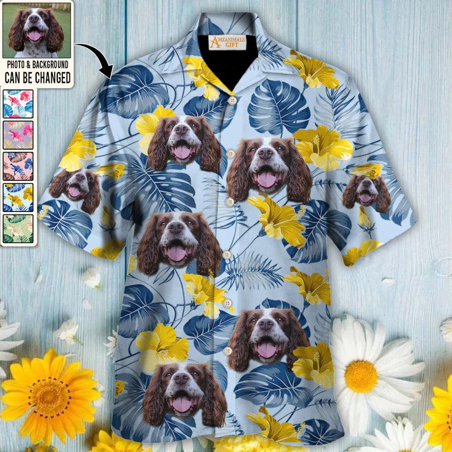 Dog Face Custom Aloha Hawaii Shirt - Pet Custom Photo With Tropical Pattern Personalized Hawaiian Shirt - Perfect Gift For Dog Lovers Friend, Family - Image 7