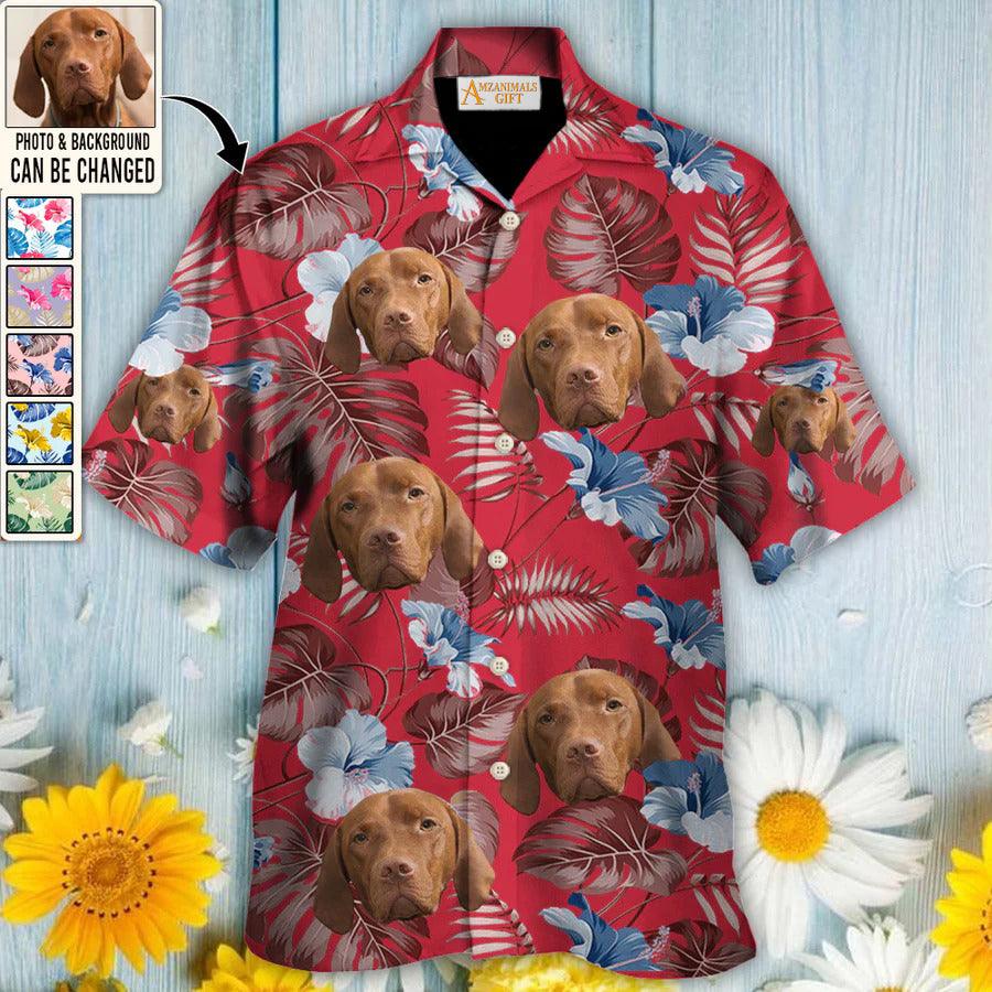 Dog Face Custom Aloha Hawaii Shirt - Pet Custom Photo With Tropical Pattern Personalized Hawaiian Shirt - Perfect Gift For Dog Lovers Friend, Family - Image 8