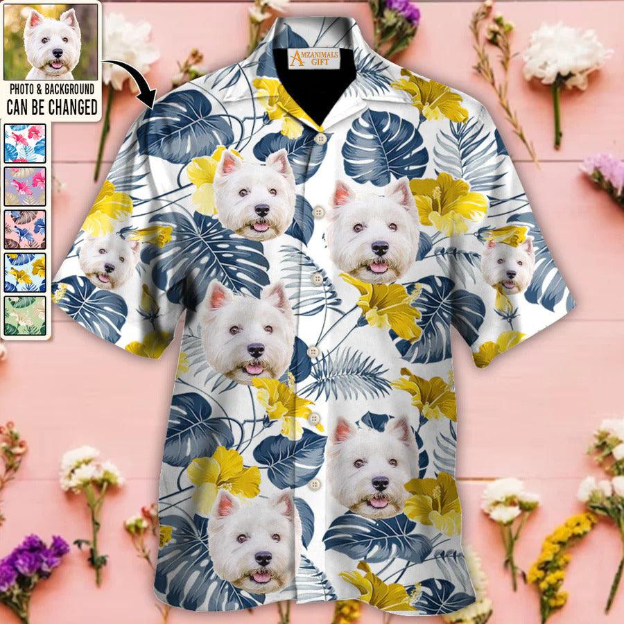 Dog Face Custom Aloha Hawaii Shirt - Pet Custom Photo With Tropical Pattern Personalized Hawaiian Shirt - Perfect Gift For Dog Lovers Friend, Family - Image 9