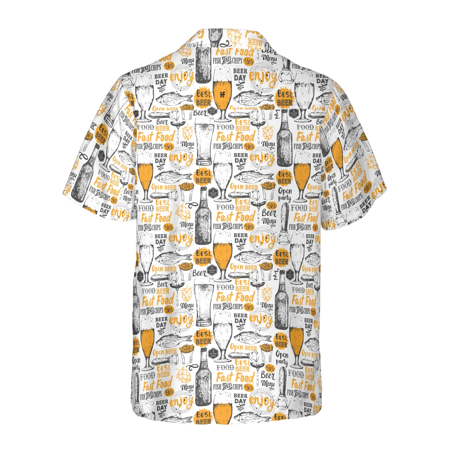 Drink Beer Eat Fish Aloha Hawaiian Shirt For Summer, Colorful Hawaiian Shirt Outfit For Men Women, Gift For Friend, Team, Family - Image 2