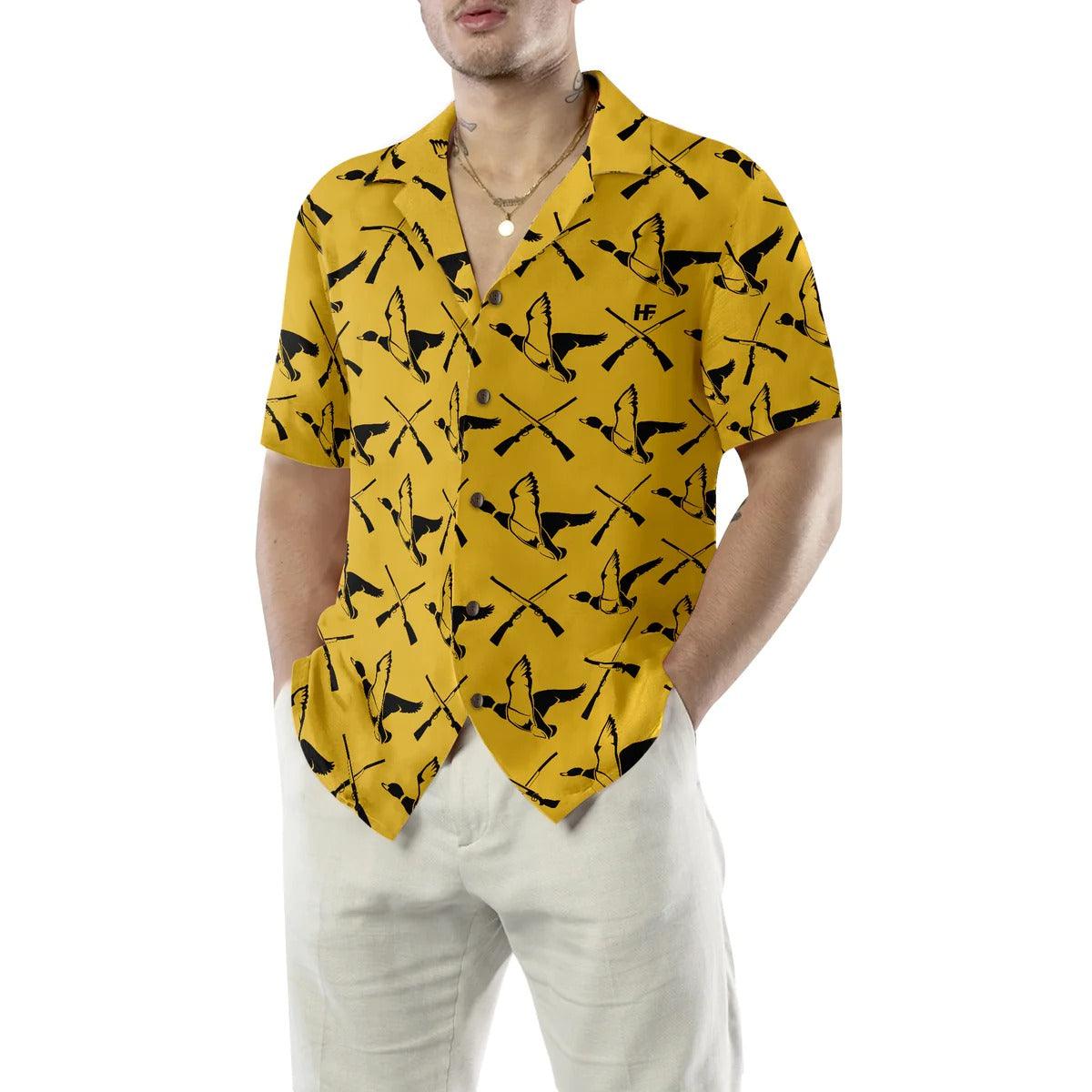 Duck Hawaiian Shirt, Hunting With Guns & Ducks Aloha Shirt For Men Women - Perfect Gift For Duck Lovers, Husband, Boyfriend, Friend, Family - Image 4