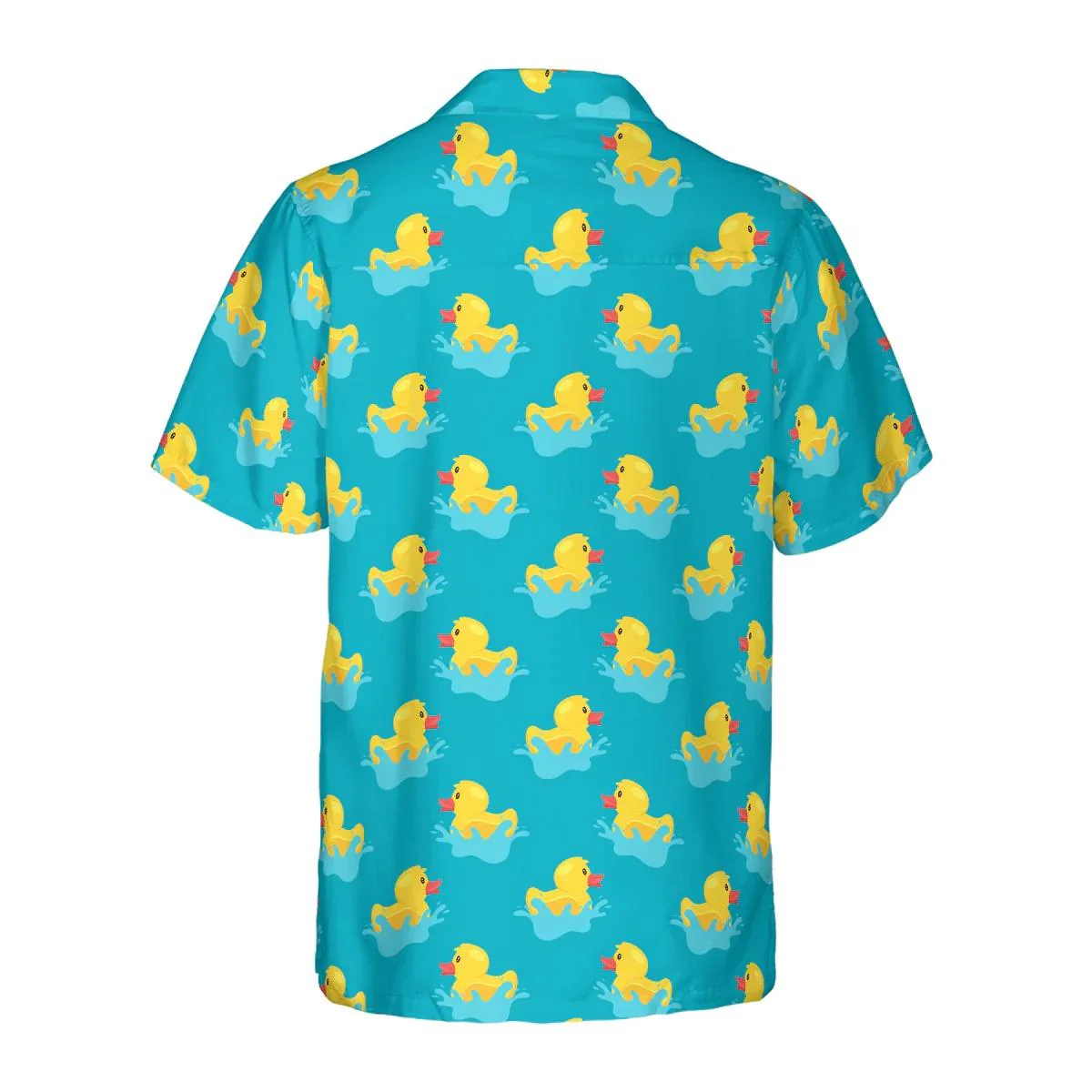 Duck Hawaiian Shirt, Little Duck Playing With Water Aloha Shirt For Men Women - Perfect Gift For Duck Lovers, Husband, Boyfriend, Friend, Family - Image 3