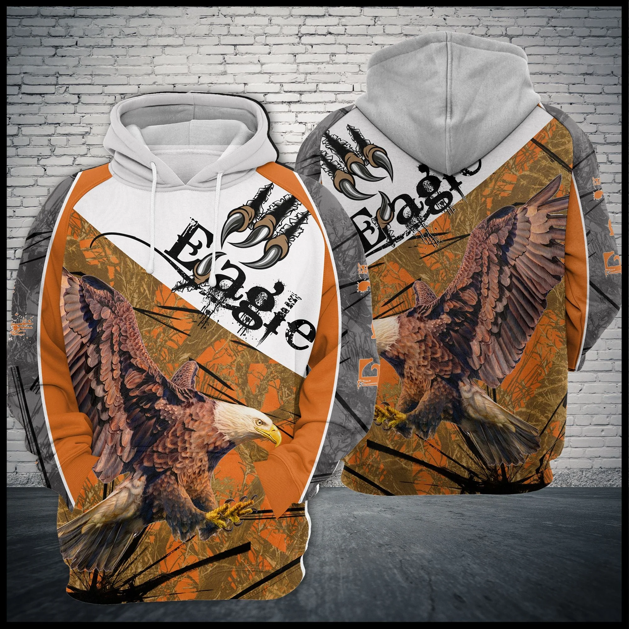 Eagle Flying Pullover Premium Hoodie, Perfect Outfit For Men And Women On Christmas New Year Autumn Winter