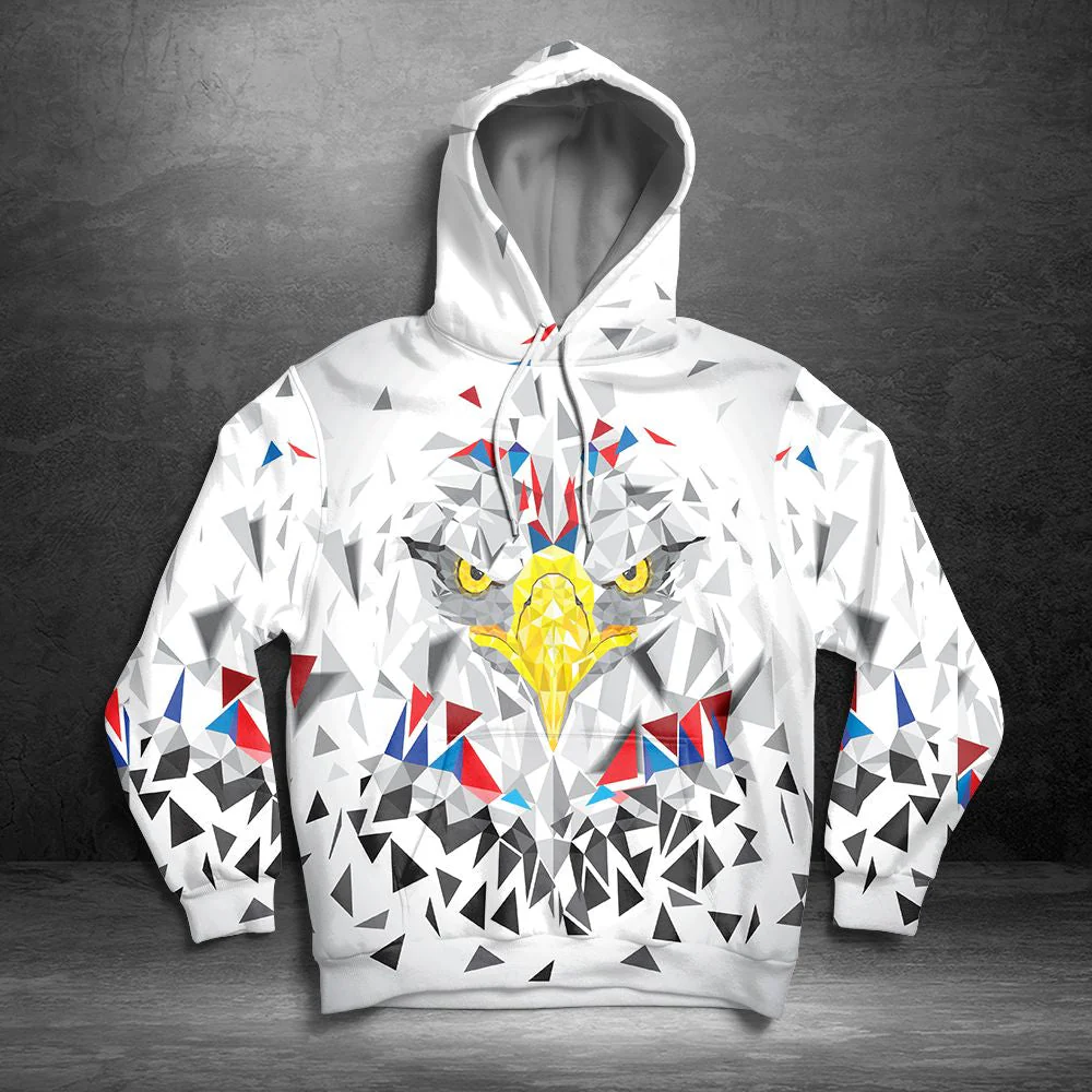 Eagle Pullover Premium Hoodie, Perfect Outfit For Men And Women On Christmas New Year Autumn Winter - Image 3
