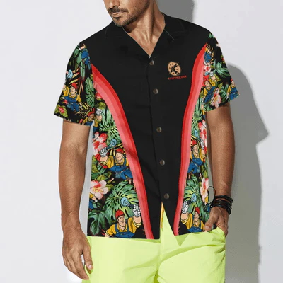 Electrician Hawaiian Shirt, Electrician Tropical Floral Aloha Shirt For Men - Perfect Gift For Men, Electrician , Husband, Boyfriend, Friend, Family - Image 4