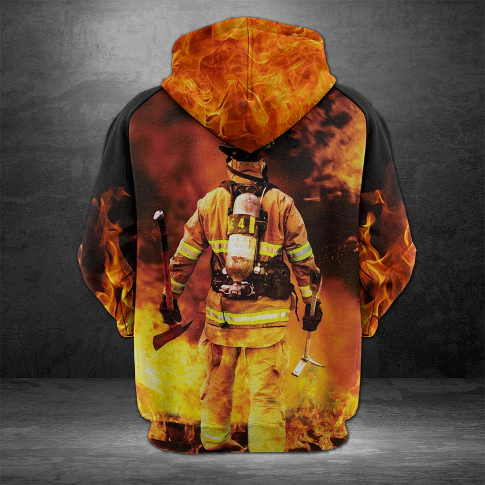 Firefighter Pullover Premium Hoodie Being Firefighter Is A Choice, Perfect Outfit For Men And Women On Christmas New Year Autumn Winter - Image 2