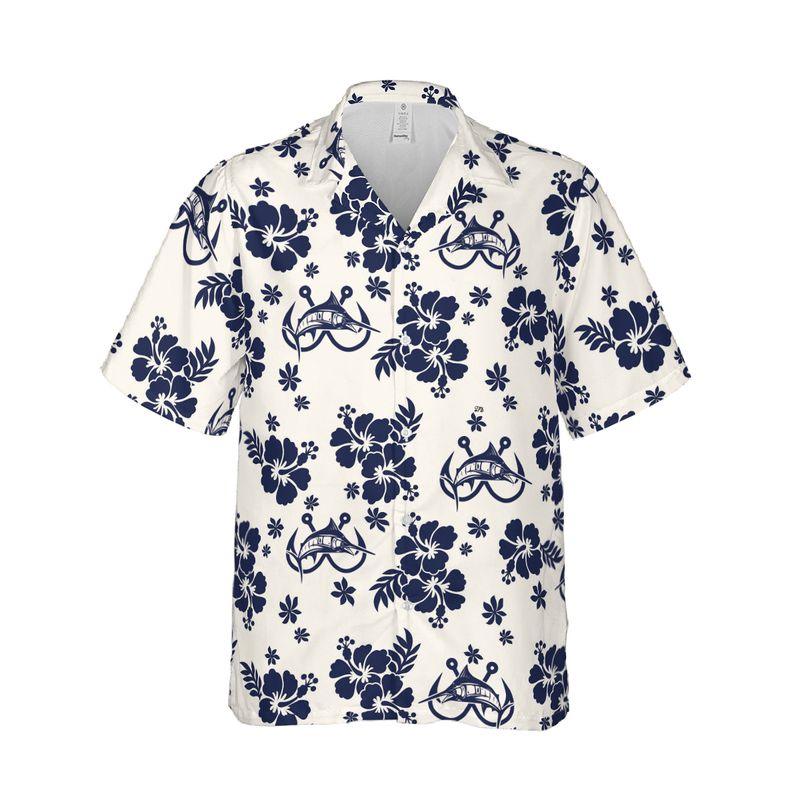 Fishing Aloha Hawaiian Shirts For Summer Outfit, Blue Tropical Hawaiian Shirt For Men Women, Beach Wear Fisherman Gift For Friend, Fishing Lovers - Image 6