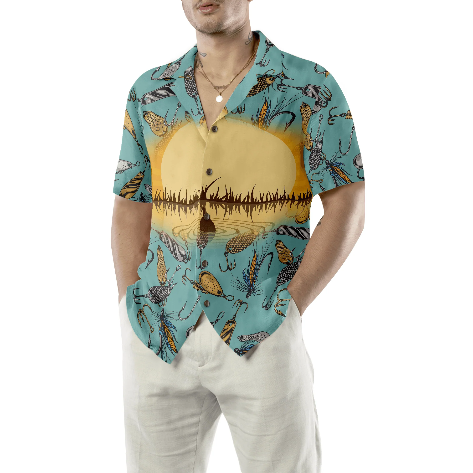 Fishing Hawaiian Shirt, When Nothing Is Going Right Go Fishing, Colorful Summer Aloha Shirt For Men Women, Gift For Friend, Team, Fishing Lovers - Image 5