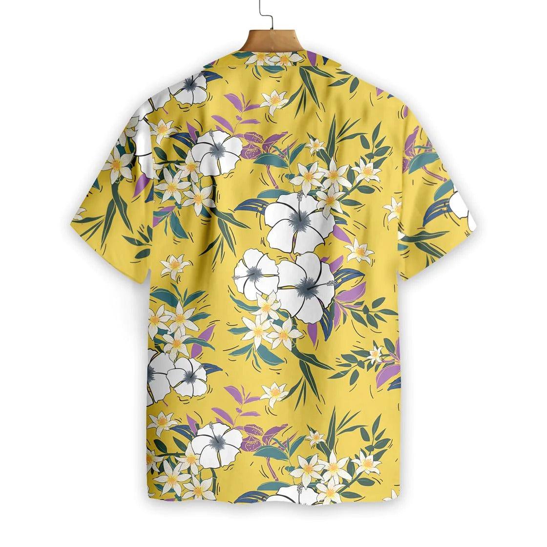 Floral Flower Hawaiian Shirt, Flower Hawaiian Shirt, Colorful Summer Aloha Shirt For Men Women, Perfect Gift For Husband, Wife, Friend, Family - Image 2