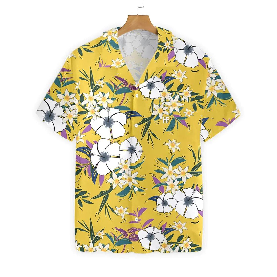 Floral Flower Hawaiian Shirt, Flower Hawaiian Shirt, Colorful Summer Aloha Shirt For Men Women, Perfect Gift For Husband, Wife, Friend, Family - Image 3
