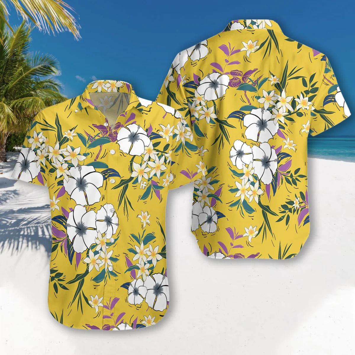 Floral Flower Hawaiian Shirt, Flower Hawaiian Shirt, Colorful Summer Aloha Shirt For Men Women, Perfect Gift For Husband, Wife, Friend, Family - Image 4