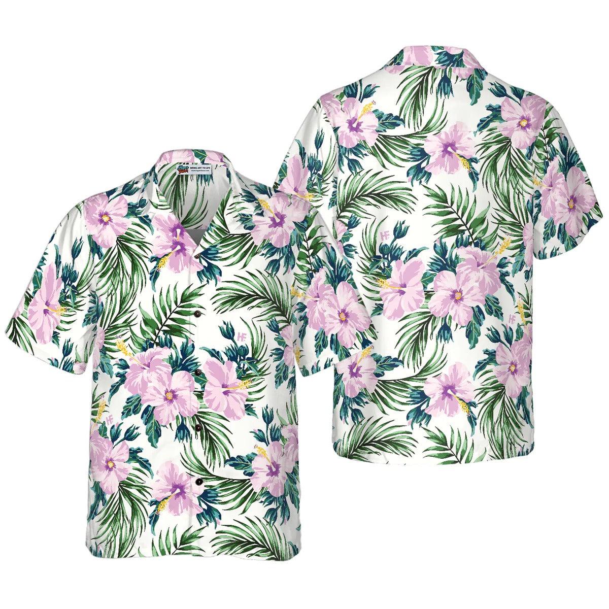Floral Flower Hawaiian Shirt, Flower Hawaiian Shirt, Flower Summer Aloha Shirt For Men Women, Perfect Gift For Husband, Wife, Friend, Family