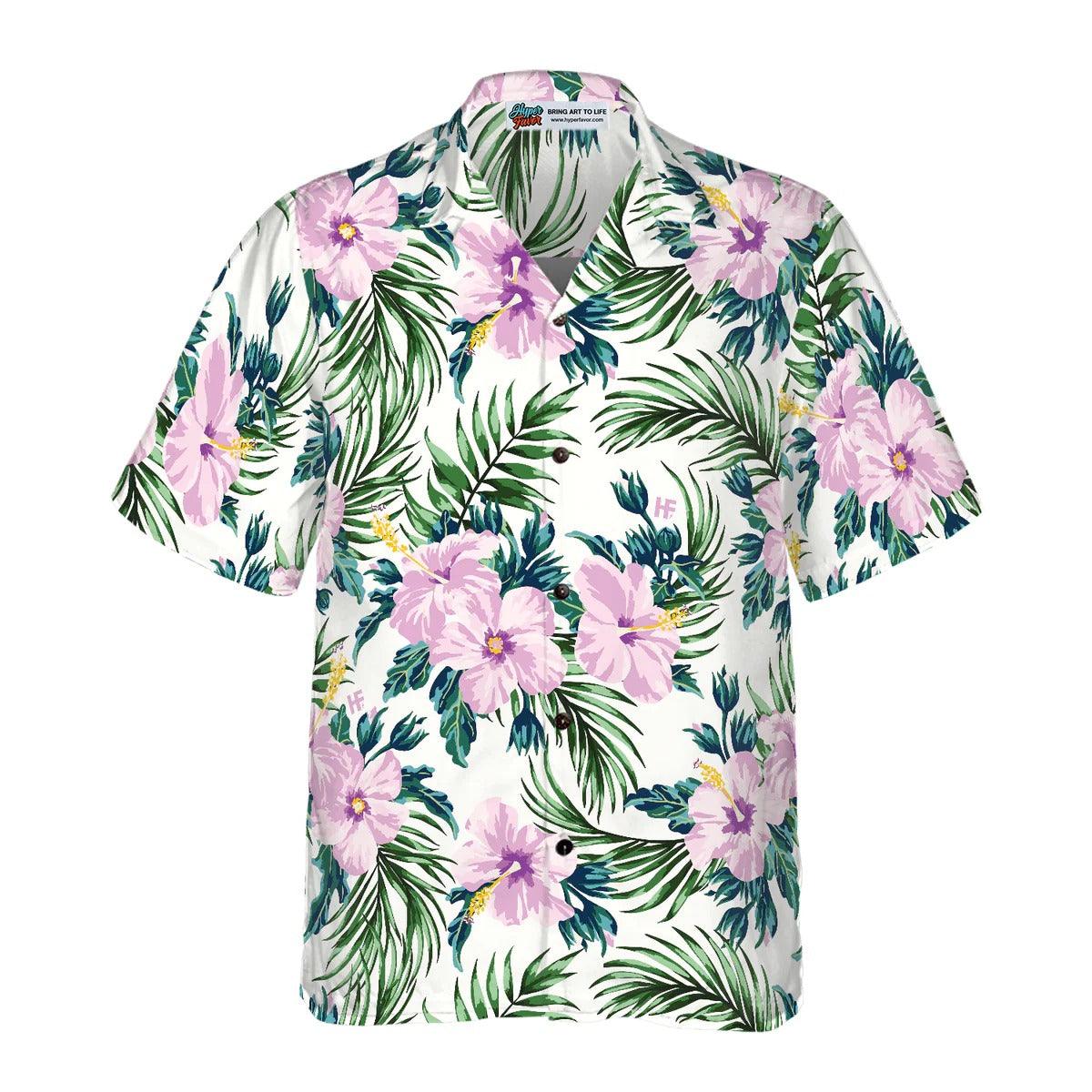 Floral Flower Hawaiian Shirt, Flower Hawaiian Shirt, Flower Summer Aloha Shirt For Men Women, Perfect Gift For Husband, Wife, Friend, Family - Image 3
