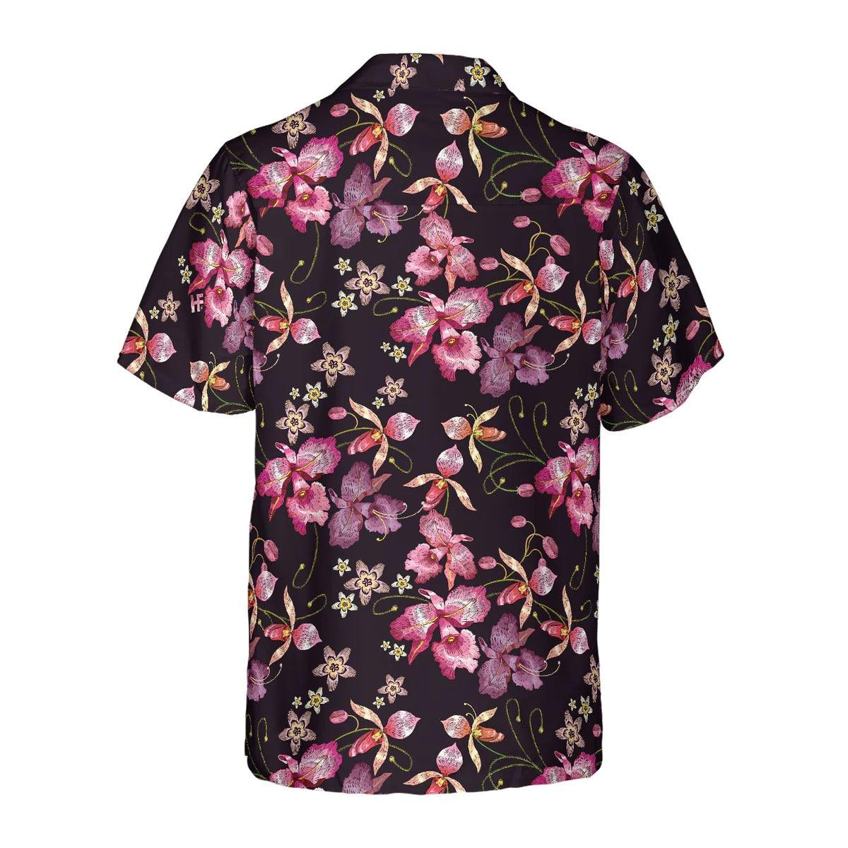 Floral Hawaiian Shirt, Flower Hawaiian Shirt, Colorful Aloha Shirt For Men Women, Perfect Gift For Husband, Wife, Friend, Family - Image 2