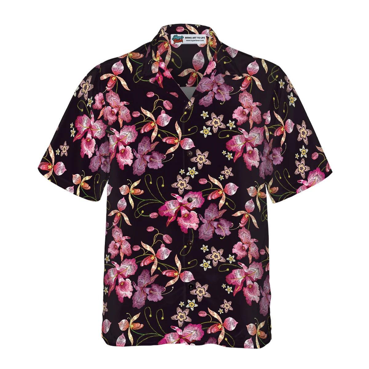 Floral Hawaiian Shirt, Flower Hawaiian Shirt, Colorful Aloha Shirt For Men Women, Perfect Gift For Husband, Wife, Friend, Family - Image 3