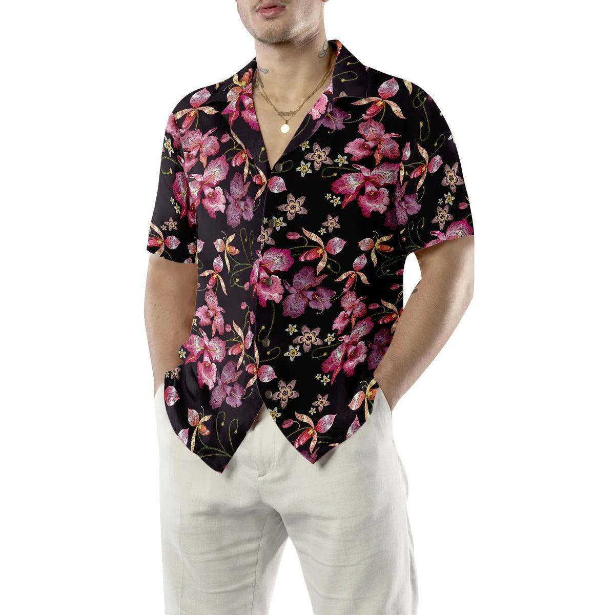 Floral Hawaiian Shirt, Flower Hawaiian Shirt, Colorful Aloha Shirt For Men Women, Perfect Gift For Husband, Wife, Friend, Family - Image 4
