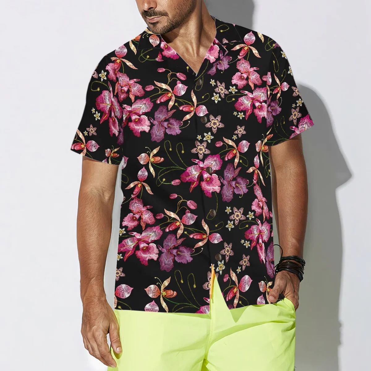 Floral Hawaiian Shirt, Flower Hawaiian Shirt, Colorful Aloha Shirt For Men Women, Perfect Gift For Husband, Wife, Friend, Family - Image 5