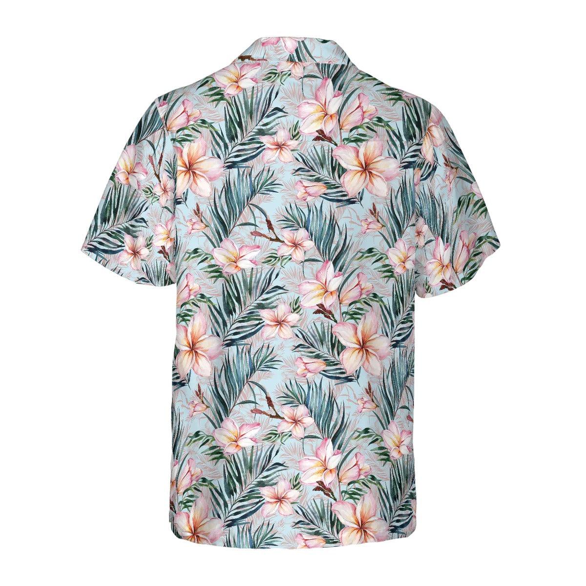 Floral Tropical Hawaiian Shirt, Flower Hawaiian Shirt, Colorful Aloha Shirt For Men Women, Perfect Gift For Husband, Wife, Friend, Family - Image 2
