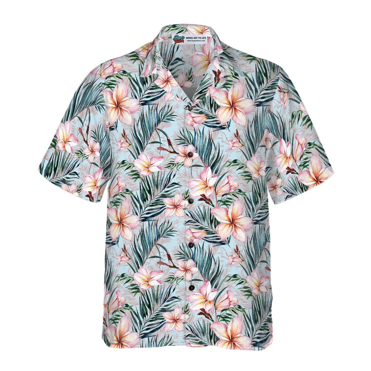 Floral Tropical Hawaiian Shirt, Flower Hawaiian Shirt, Colorful Aloha Shirt For Men Women, Perfect Gift For Husband, Wife, Friend, Family - Image 3