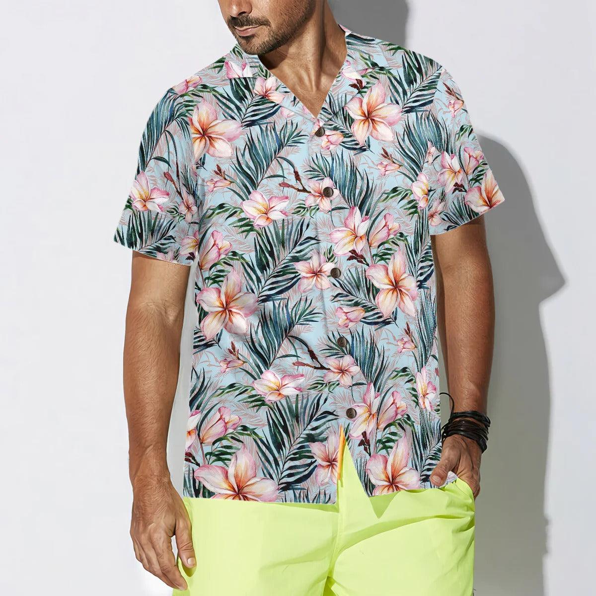Floral Tropical Hawaiian Shirt, Flower Hawaiian Shirt, Colorful Aloha Shirt For Men Women, Perfect Gift For Husband, Wife, Friend, Family - Image 4